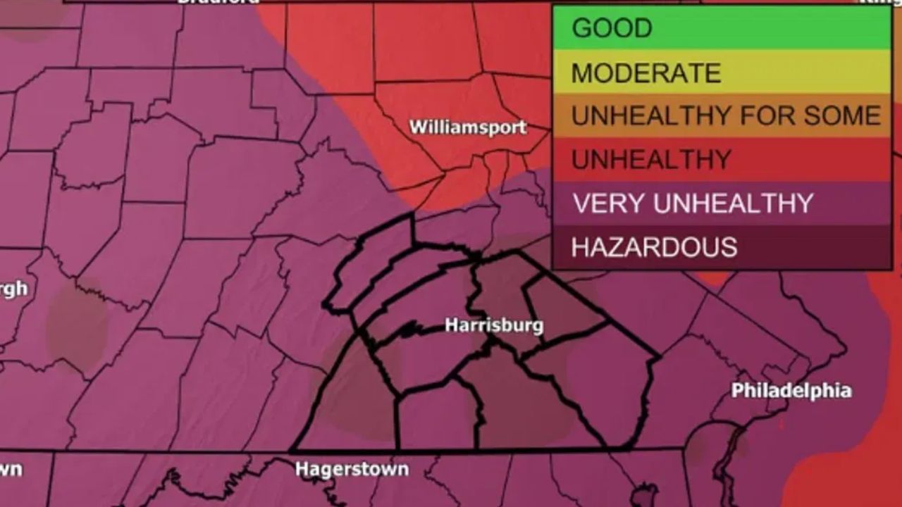 Code Purple Air Quality Alert Issued for Washington, D.C., as Canadian Wildfire Smoke Creates Dangerous Conditions