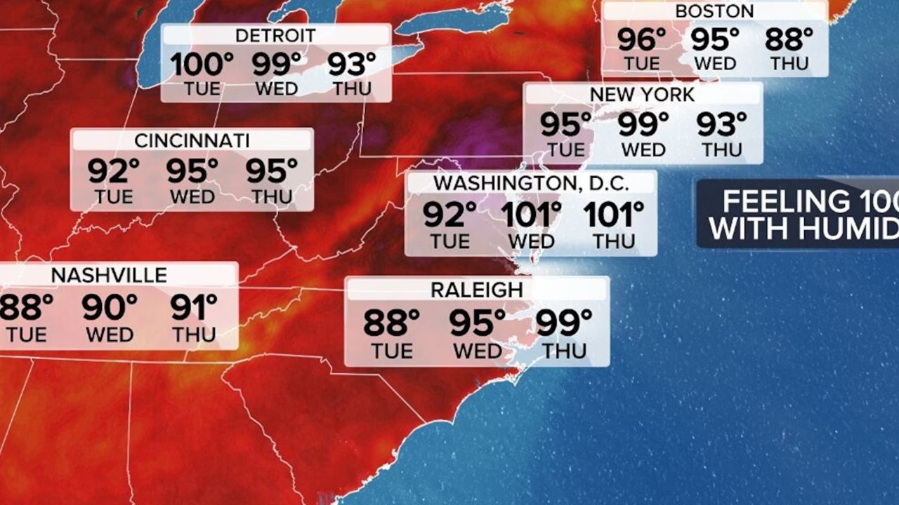 Dangerous U.S. Heat Wave Puts 125 Million Under Alerts as Record Temperatures Spread East