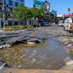 West Hollywood Water Main Break Leaves Roads Flooded, Repairs Continue With No Timeline